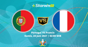 Starwin88 - Prediksi Euro 2020 Portugal VS Prancis 24 Juni 2021